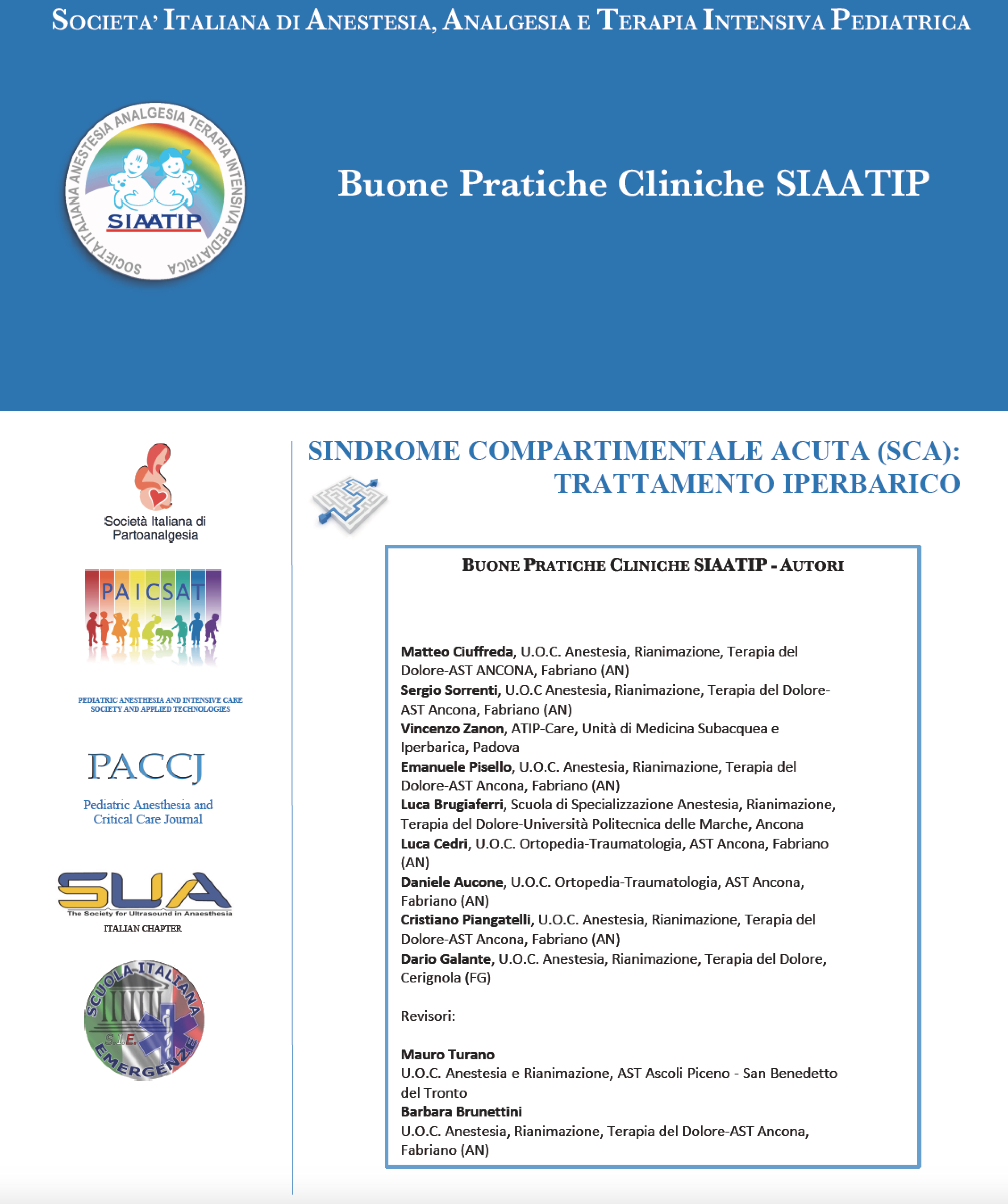 FRONTESPIZIO BPC SINDROME COMPARTIMENTALE